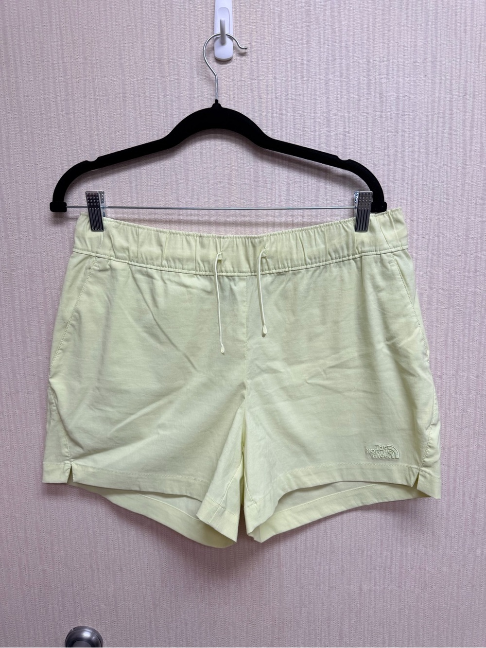 The North Face Women's Pale Lime Drawstring Athletic Shorts